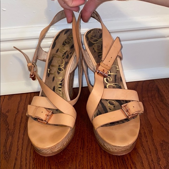 Sam Edelman cork wedge